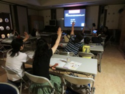 星座観察会の様子