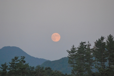 お月様 遠景