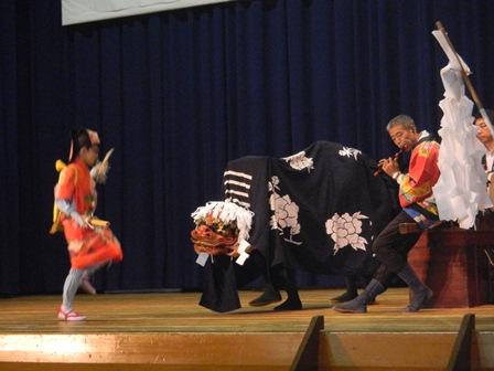 郷土芸能披露の写真