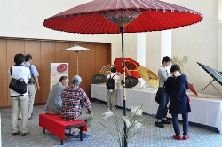 淀江傘の展示