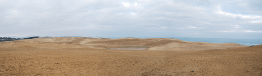 「馬の背」の風景－この時期にしては穏やかな風吹く朝を迎えています