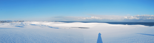 「馬の背」の風景－すっかり雪景色です