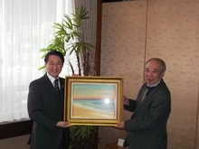 洋画家の恵後原好一 氏来訪2