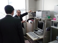 鳥取県ライトハウス点字図書館及び盲人ホーム視察2