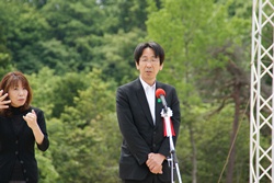 森安伯耆町長あいさつ
