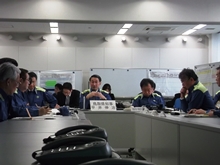 鳥取県広域支援本部会議訓練1