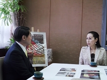 日本画家の綾木いづみ さん2
