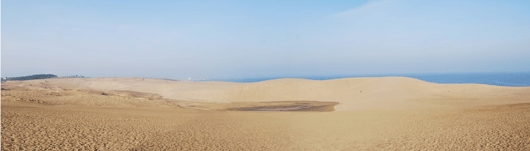 「馬の背」の風景－暖かい日差しが降り注いでいます