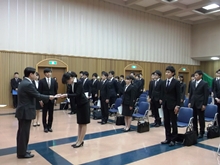 辞令交付式1