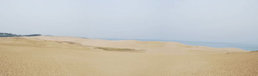 「馬の背」の風景－さらさらの白砂が広がっています