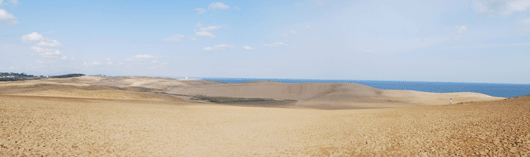 「馬の背」の風景－海からの冷たい風が吹いています