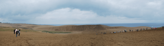 「馬の背」の風景－小雨が降っています