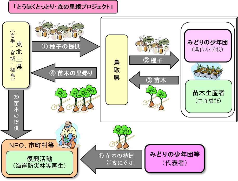 とうほくとっとりの取組