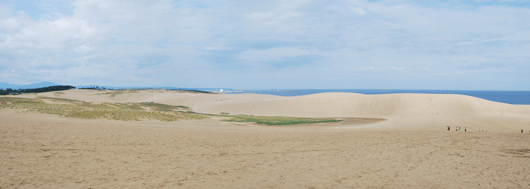 「馬の背」の風景－涼しい風が吹いています