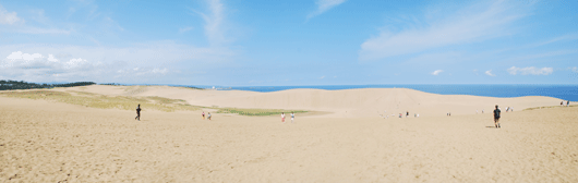 「馬の背」の風景－雄大な日本海が一望できます。