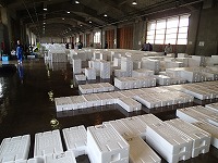 賀露の沖底の水揚げ状況