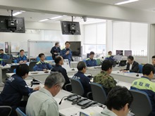 平成26年度鳥取県原子力防災訓練 2県6市TV会議1