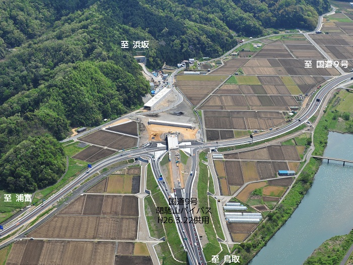 航空写真（岩美IC）