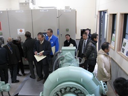 南谷発電所の見学