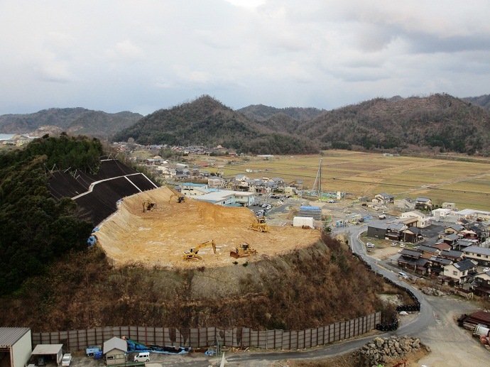 大規模土工施工状況写真