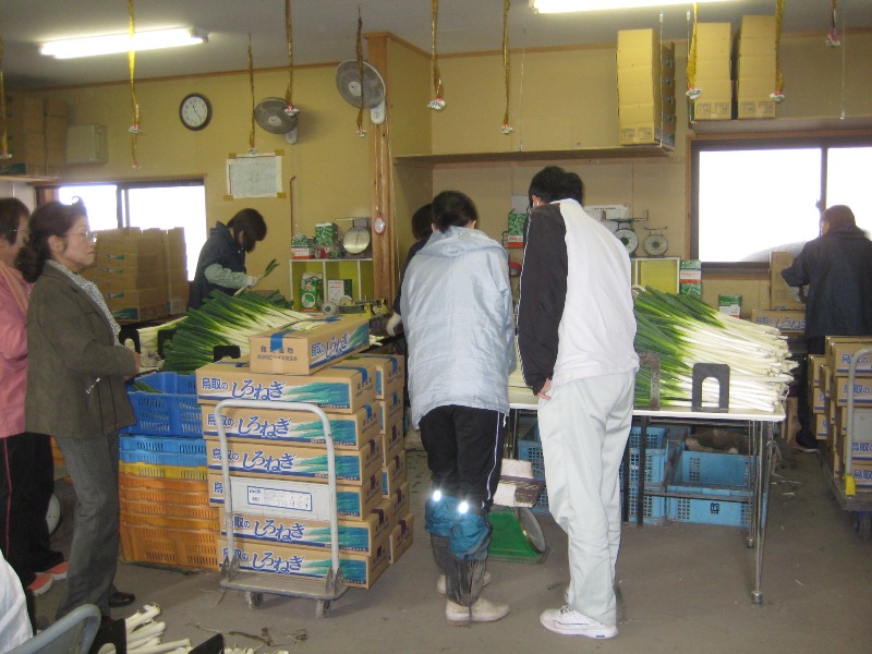 調整作業場の視察