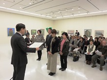 第61回鳥取県勤労者美術展 開会式2
