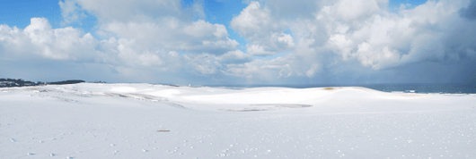 「馬の背」の風景－最強寒波到来！