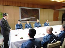 出発式1