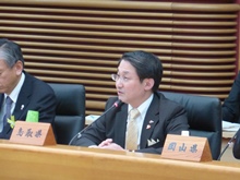 全国知事会議での平井知事の様子