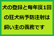 狂犬病予防注射