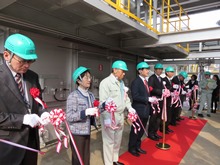 日新バイオマス発電所 竣工・開所式1