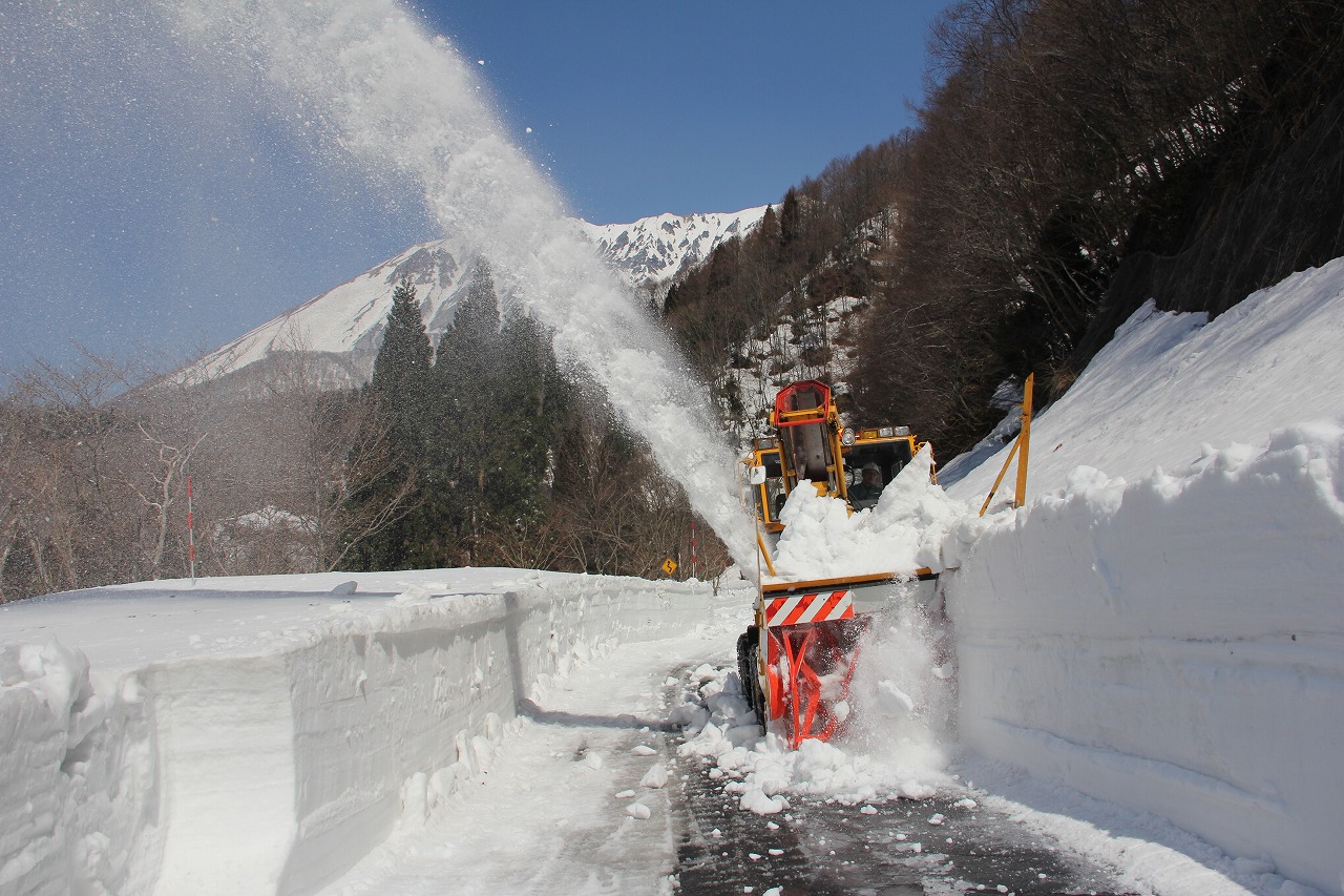 除雪　正面