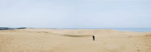 「馬の背」の風景－薄雲が広がっています