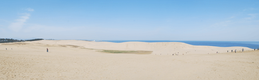 「馬の背」の風景－陽射しが強いです