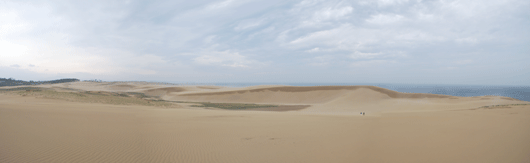 「馬の背」の風景－台風接近中