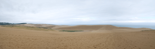 「馬の背」の風景－どんよりした空模様です