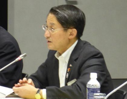 近畿ブロック知事会議での平井知事の様子