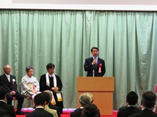 鳥取こども学園希望館生活棟竣工式2