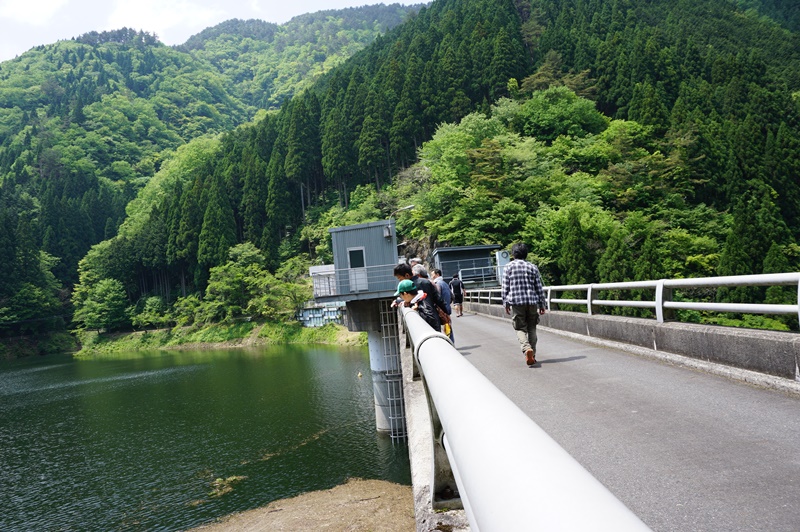 佐治川ダム見学