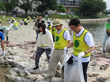 ラムサール条約湿地「中海・宍道湖」一斉清掃2