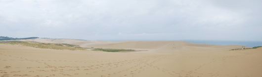 「馬の背」の風景－くもりです