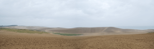 「馬の背」の風景－台風接近中！