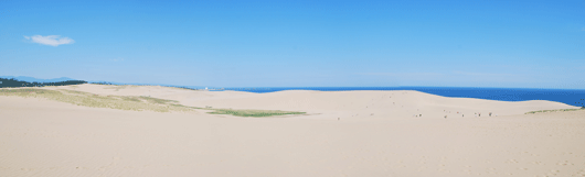 「馬の背」の風景－青空です