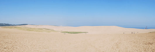 「馬の背」の風景－青い海が綺麗です