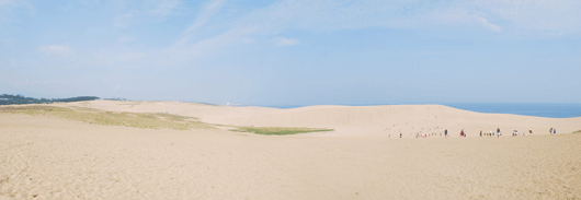 「馬の背」の風景－好天に恵まれています