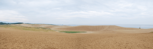 「馬の背」の風景－どんよりとした空模様です