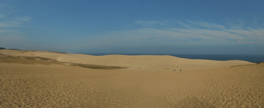 「馬の背」の風景－雲が出ています