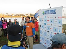 皆生・大山 SEA TO SUMMIT 2015 出発式1
